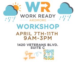 Work Ready Workshop April 7-11 from 9am-3pm